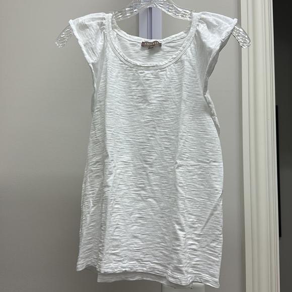 Lilla P crew neck flutter sleeve tank top - Picture 1 of 5